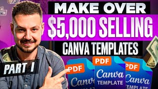 How I Earn 1000Week with Canva Templates – Full Tutorial [upl. by Anomahs]