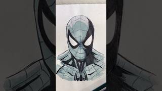 how to draw spiderman easy  drawing art spiderman shorts [upl. by Janot]