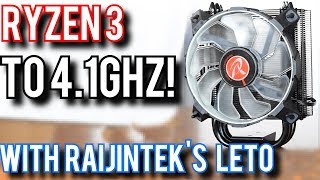 Raijintek Leto Review Ryzen 3 Overclock to 41GHz on Air [upl. by Htrowslle112]