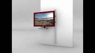 Wissmann TV Wandhalterung solution art123 monitorhalterung de [upl. by Nellda529]