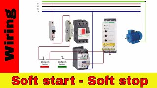 How to wire Soft Starter and contactor v1 [upl. by Tnecniv]