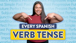 The Ultimate Guide to EVERY SPANISH VERB TENSE [upl. by Suilienroc]