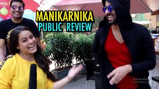 Public Review  Manikarnika Movie  Kangana Ranaut  Ankita Lokhande  The Bollywood Channel [upl. by Auhsuj]