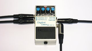 BOSS DD5 Digital Delay Demo [upl. by Sofer]