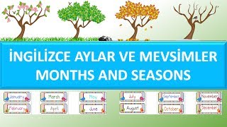 İngilizce Aylar Mevsimler  Months And Seasons [upl. by Blaseio]