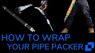 How to wrap your pipe packer plumbing pipelining drainagepipe cipp drain plumber resin [upl. by Feeney]