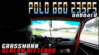 Polo G60 235PS  Christian Grassmann Slalom Nittenau 082017  THEIBACHPERFORMANCE [upl. by Annavaig]