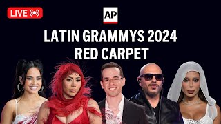 Latin Grammys 2024 LIVE from the red carpet EN VIVO [upl. by Kelsi]