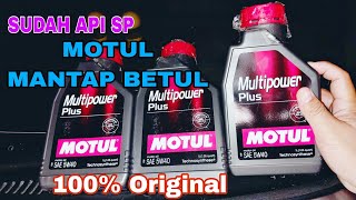 🔥Rekomendasi Oli Motul Multipower Plus 5W 40  Mesin lebih Mantap bertenaga API SP✅️ [upl. by Lipscomb]