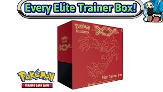 Opening Every Elite Trainer Box Made  XY Base Set  Yveltal  Pokemon TCG Unboxing [upl. by Nekciv636]