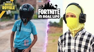 Fortnite in Real Life  Battle Royale  A Futuristic Short film VFX Test [upl. by Nuhs]