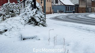 Eine Runde im Schnee fahren in Wiebelskirchen [upl. by Prager890]