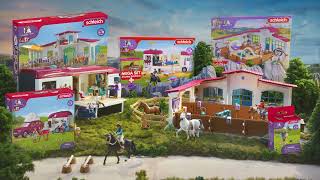 Schleich Horse Club hestetransporter  Ridearena 🐴🏇 [upl. by Annekahs]