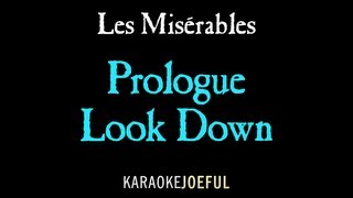 Prologue  Look Down Les Miserables Authentic Orchestral Karaoke Instrumental [upl. by Clio501]