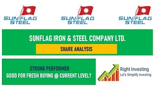 Is Sunflag Iron amp Steel Good Buy at Current Price   SISCL Share Analysis  Right Investing [upl. by Lavinia547]