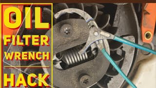 OIL FILTER WRENCH HACK [upl. by Inafets]