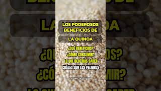 ¡INCREÍBLE 🌾 EL PODER DEL QUINOA QUE DEBES CONOCER superalimento quinoa sabiasque [upl. by Lesak]