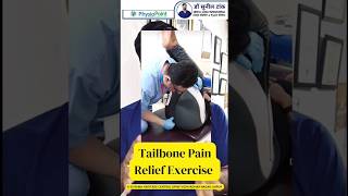 Tailbone Chiropractic Adjustment  tailbone pain relief exercise  coccyx adjustment  Chiropractor [upl. by Claudie887]