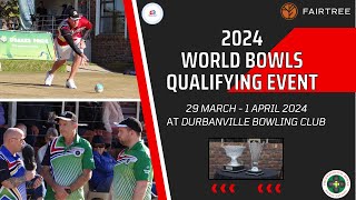 2024 World Bowls Tour Qualifying Event Day 1 [upl. by Atsirhc]