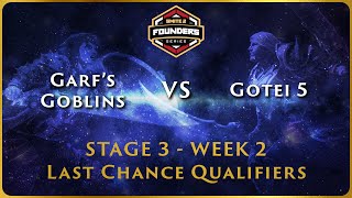 SMITE 2 Founders Series  Stage 3 LCQ  NA Week 2 Garfs Goblins vs Gotei 5 [upl. by Aiuqram]