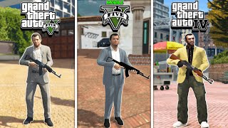 GTA V  PC vs Mobile VS GTA IV Comparison [upl. by Nnov387]