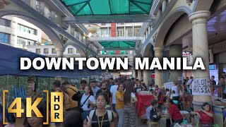 Super Crowded Walk at Quiapo Manila Feast of the Black Nazarene  Nazareno 2024  Philippines [upl. by Enamrahs]