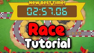 BTD6 Race Tutorial  guide  The Olympics [upl. by Cohlier]