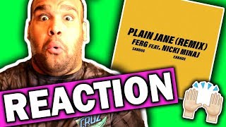 AAP Ferg ft Nicki Minaj  Plain Jane REMIX REACTION [upl. by Arednaxela]