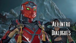 MK1  All Sektor Intro Dialogues [upl. by Aleinad526]