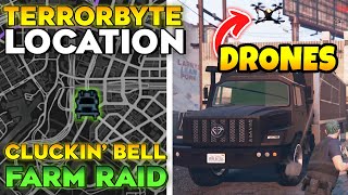 GTA Online Search the area for the Terrorbyte in Breaking amp Entering Cluckin Bell Farm Raid [upl. by Earlie777]