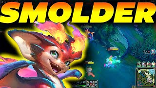 SMOLDER GAMEPLAY  How To Play Smolder  League Of Legends Smolder Guide [upl. by Alsi]