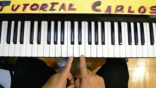 Remoliniando miel San Marcos  Tutorial Piano Carlos [upl. by Assadah]