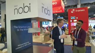 Nobi Shows Off Fall Detecting Smart Lamp for the Elderly at CES 2024 [upl. by Cargian]