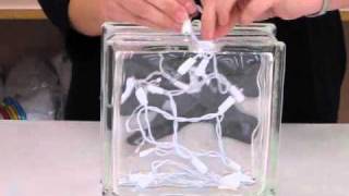 How to make a decorative glass block [upl. by Eittah]