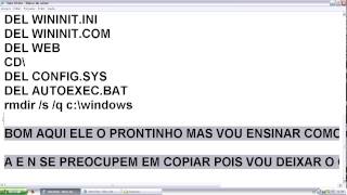 Como Criar Um Virus Devastador Pelo Bloco de Notas [upl. by Marela]