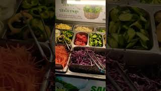 Whole foods plant based at Sri Wattana Market  chiangmai Thailand veganfood pay by weight 👌 [upl. by Nidak]