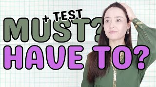 MUST or HAVE TO modal verbs in English [upl. by Torrlow]