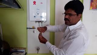 Suraksha Gas geyser installation [upl. by Nnayhs]