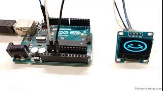 OLED Graphic Display Interfacing With Arduino UNO [upl. by Fernande438]