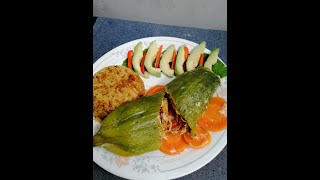 AUTENTICO PEPINO RELLENO con Pollo fácil preparación [upl. by Anihsit]