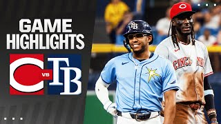 Reds vs Rays Game Highlights 72824  MLB Highlights [upl. by Chastity]