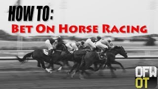 DFWOT How to bet on a horse race [upl. by Eetsud]