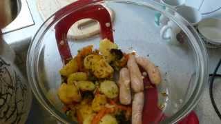 How to cook an all in one meal using the Halogen Oven [upl. by Mcdonald321]