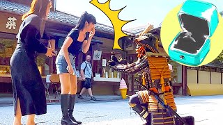 16 SAMURAI Mannequin Prank in Kyoto Japan [upl. by Adnak]