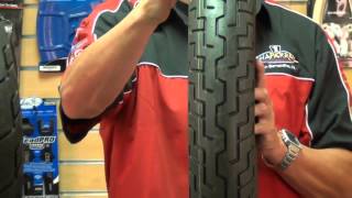 Dunlop D404 Motorcycle Tire Review [upl. by Zadack]