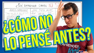 ¿Cómo SABER en que NEGOCIO EMPRENDER TÉCNICA con EJEMPLO [upl. by Cowan381]