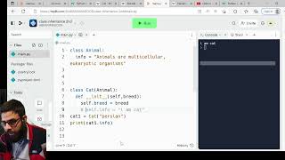 Class Inheritance and super function in python Intro to OOP Python intermediate part 5 [upl. by Allister]