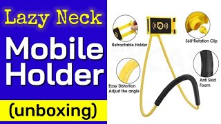 Lazy Neck Mobile Holder  HandsFree Comfort Unboxing amp Review [upl. by Elik733]