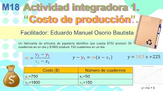 Módulo 18 semana 1 actividad 1 Costo de producción 2021 [upl. by Frieder]