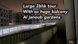 Large 2bhk room in Al janoub garden Ezdan project 2bhk room tour [upl. by Cordula63]